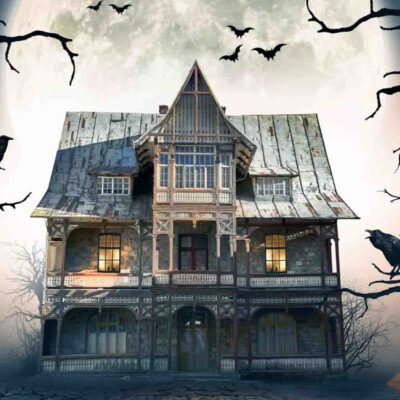Featured Image For Haunted House Virtual Escape Room Team Building Event