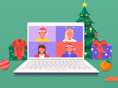 Featured Image For 6 Ways to Make Your Virtual Holiday Party Less Awkward Team Building Post