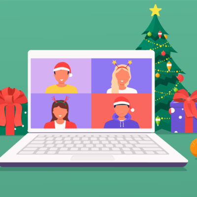 Featured Image For 6 Ways to Make Your Virtual Holiday Party Less Awkward Team Building Post