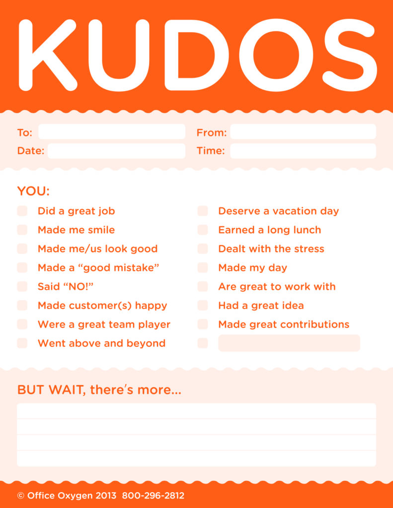 Kudos Notepad Kudos For Work Appreciation Notepad TeamBonding Kudos Notepad Kudos For Work Appreciation Notepad TeamBonding