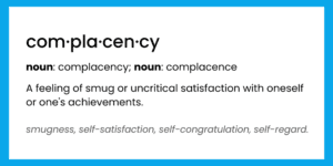 complacency definition
