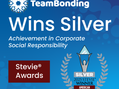 Featured Image For TeamBonding Wins Silver Stevie® Award Team Building Post