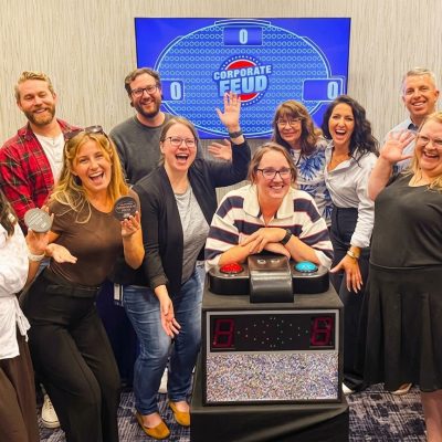 Featured Image For Corporate Feud Team Building Event