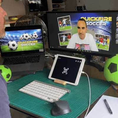 Featured Image For Quickfire Soccer Online Team Building Event