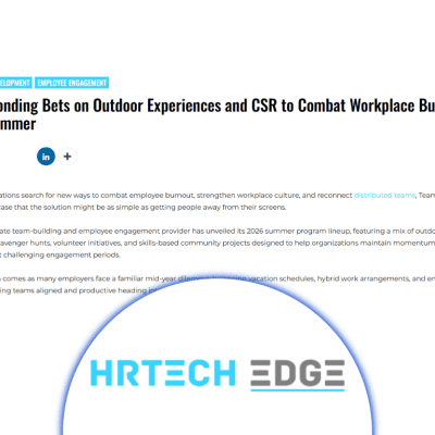 TeamBonding Bets on Outdoor Experiences and CSR to Combat Workplace Burnout This Summer thumb