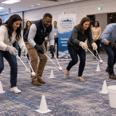 Featured Image For Alpine Charity Challenge Team Building Event